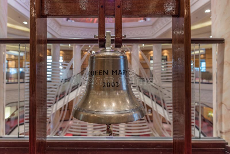 Queen Mary 2 ship`s bell