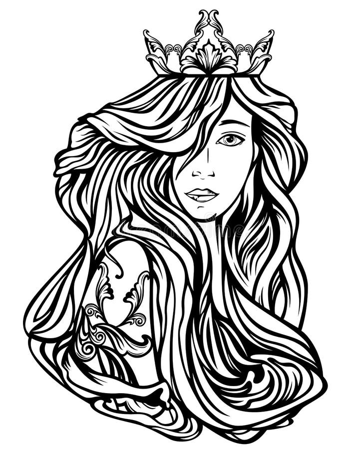 Black And White Vector Art Black And White Vector Portrait