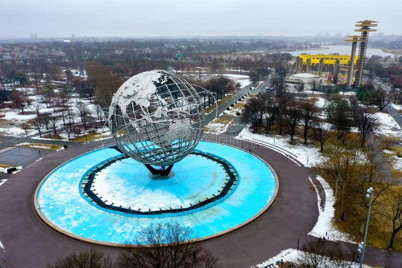 Flushing Meadows Corona Park Queens, New York Editorial Image Image of landmark, sphere