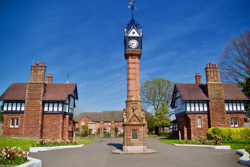 Portrait of Queens park buildings