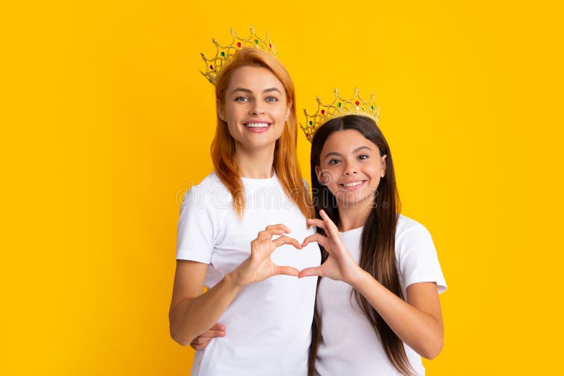 Queen And King With Crowns Hugging Isolated Free Stock Photo and