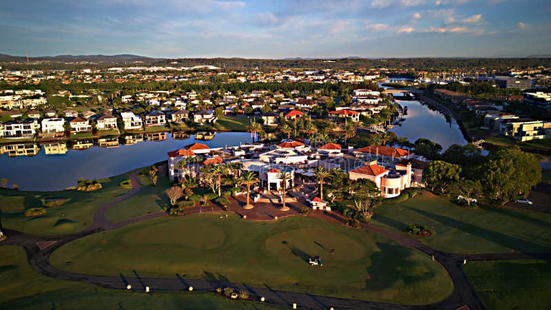 Queensland Australia Hope Island Golf Club and housing estate gold coast. Queensland Australia Hope Island Golf Club and housing estate gold coast