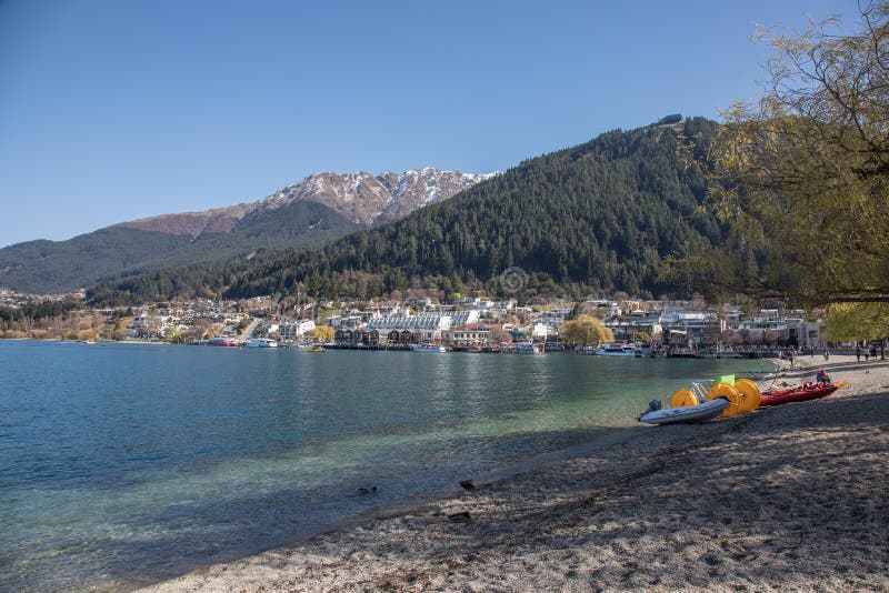 Queenstown, Nuova Zelanda fotografie stock Queenstown, Nuova Zelanda fotografie stock