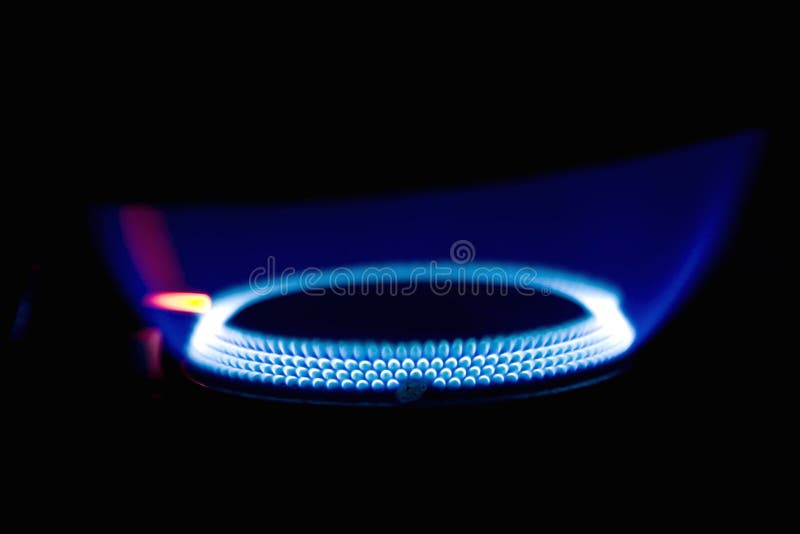 Queimador a gás foto de stock
