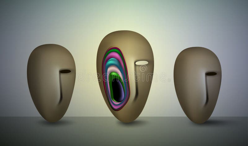 Quel s à l'intérieur de la psychologie de tête humaine, couche de structure intérieure de mentalité, de psychologie ou d'esprit, illustration de vecteur Quel s à l'intérieur de la psychologie de tête humaine, couche de structure intérieure de mentalité, de psychologie ou d'esprit, illustration de vecteur