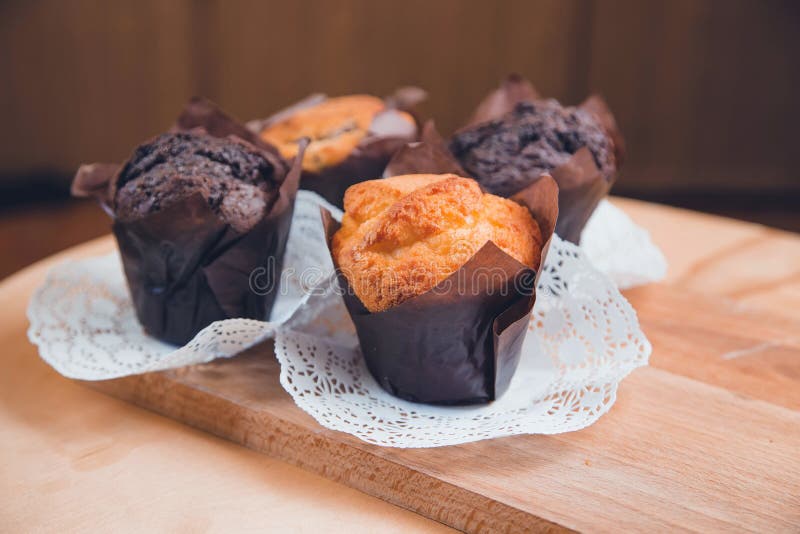 Queques deliciosos imagem de stock royalty free