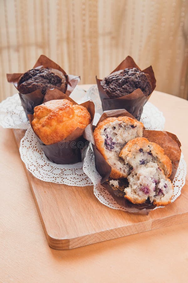 Queques deliciosos imagem de stock royalty free