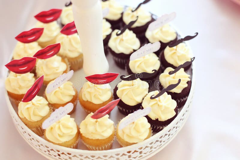 Queques deliciosos foto de stock royalty free