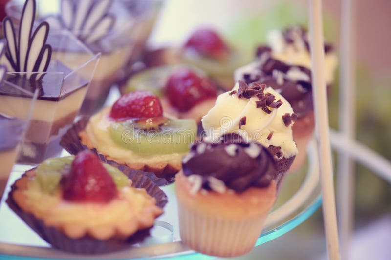 Queques e galdérias imagem de stock