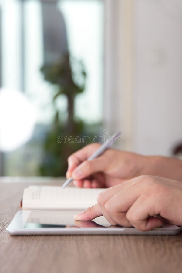 Query information using a iPad.