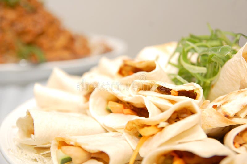 Quesadilla Wrap Appetizer on the Platter Stock Photo Image of bite