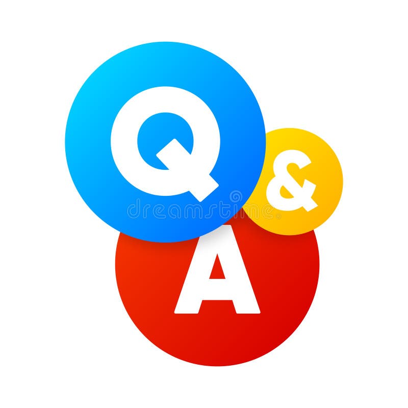 Question and Answer concept. Banner with question marks. Searching solutions, useful information, customer support vector illustration