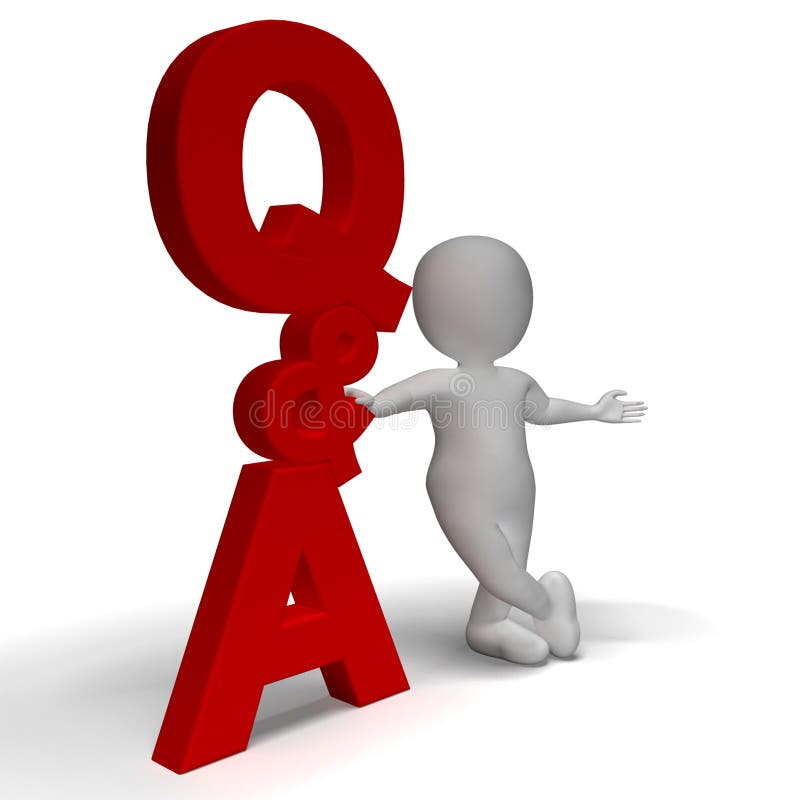 Question and Answer Q&a Sign and 3d Character is Symbol for Supp Stock Illustration - Illustration of answer, assistance: 29592514 Question and Answer Q&a Sign and 3d Character is Symbol for Supp Stock Illustration - Illustration of answer, assistance: 29592514