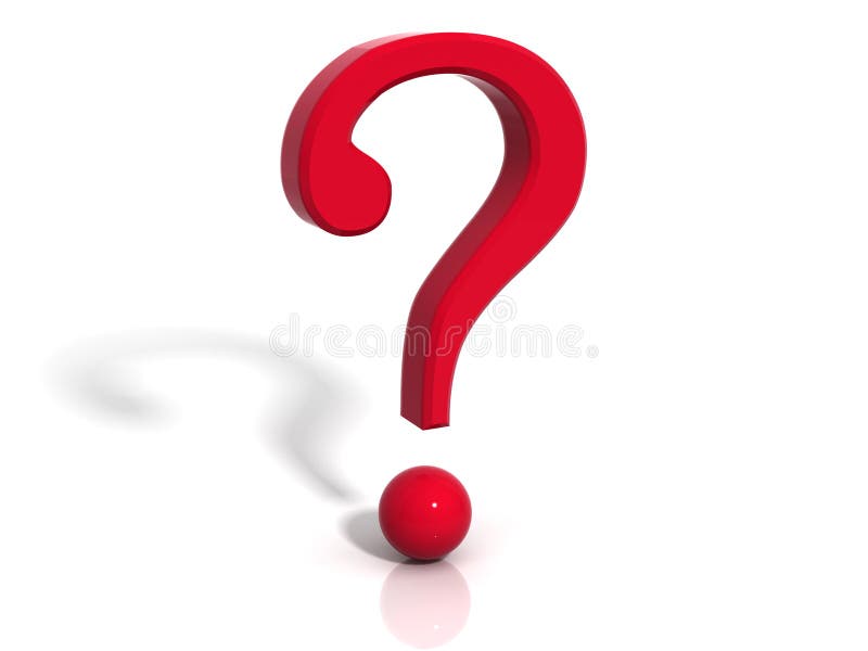 Question mark royalty free illustration