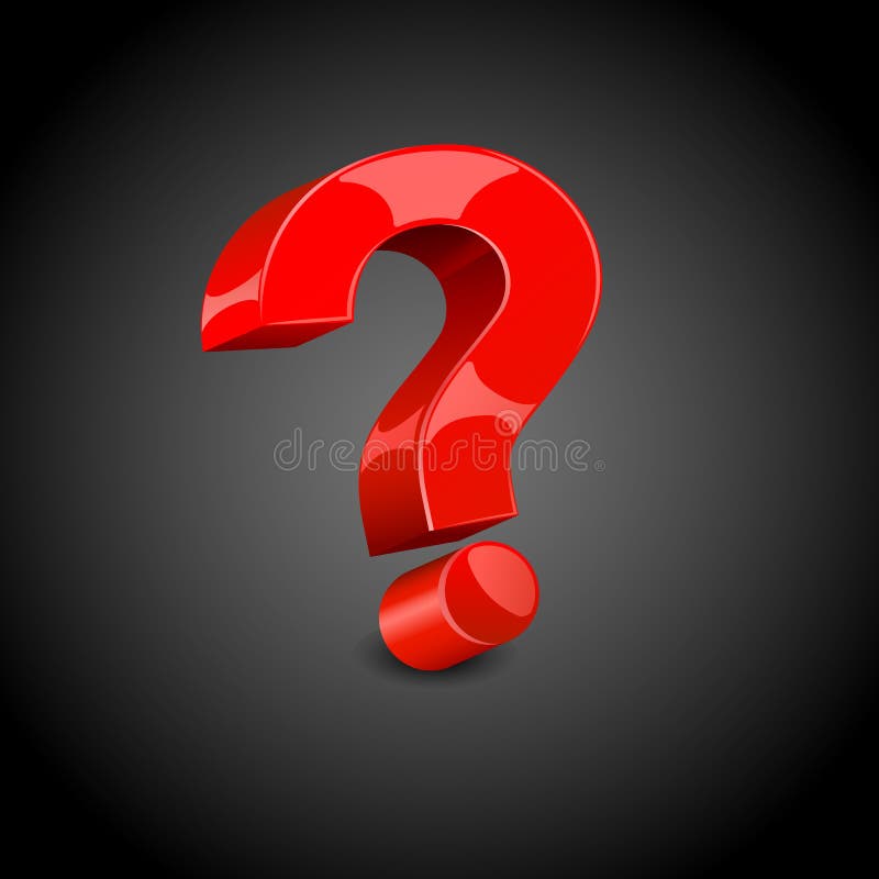 Question Mark royalty free illustration