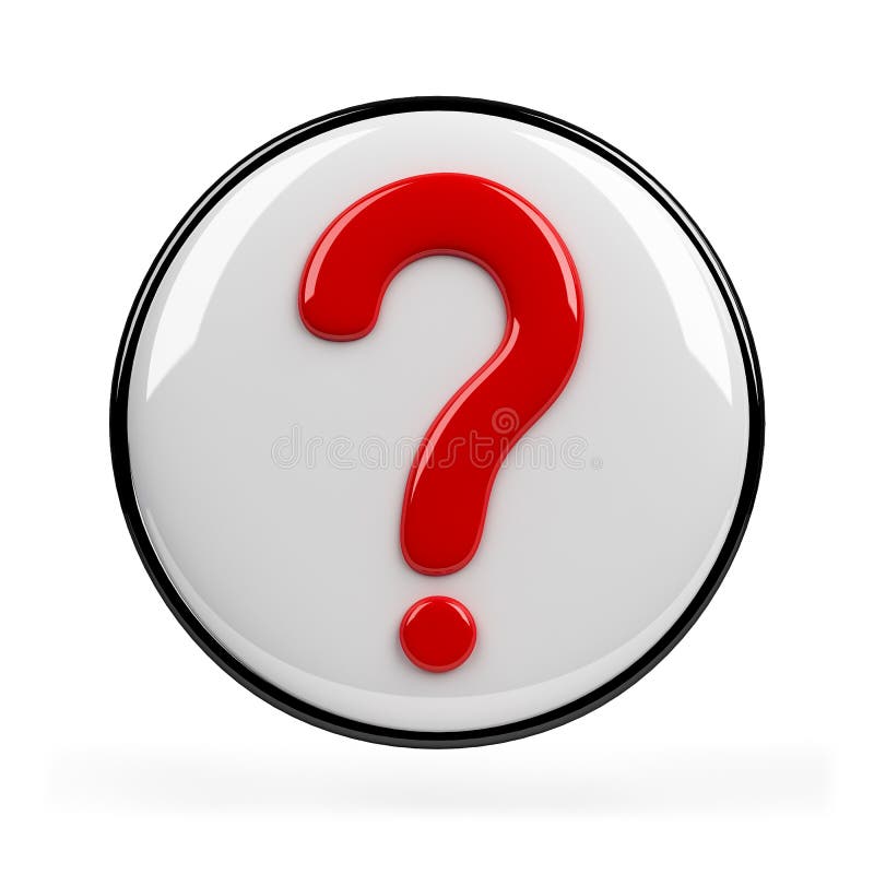 Question mark royalty free illustration