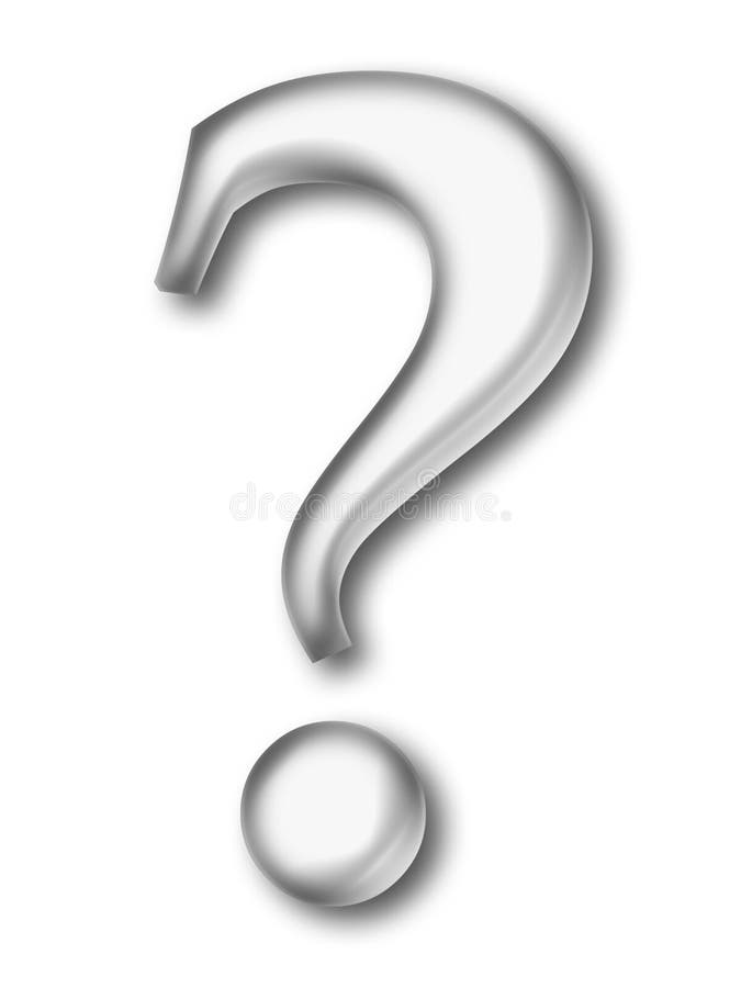 Question mark stock illustration