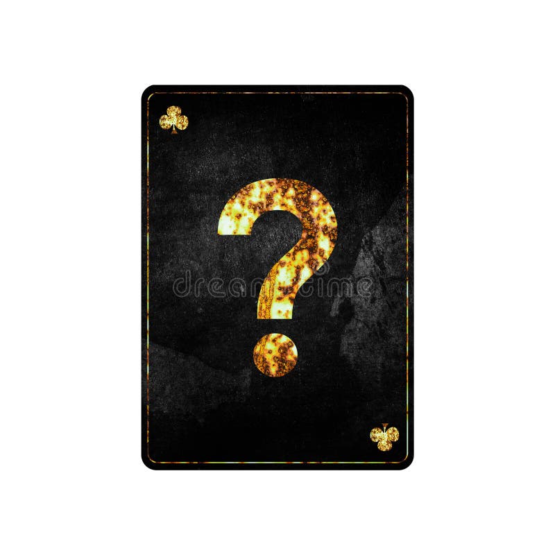 Question Mark Playing Cards