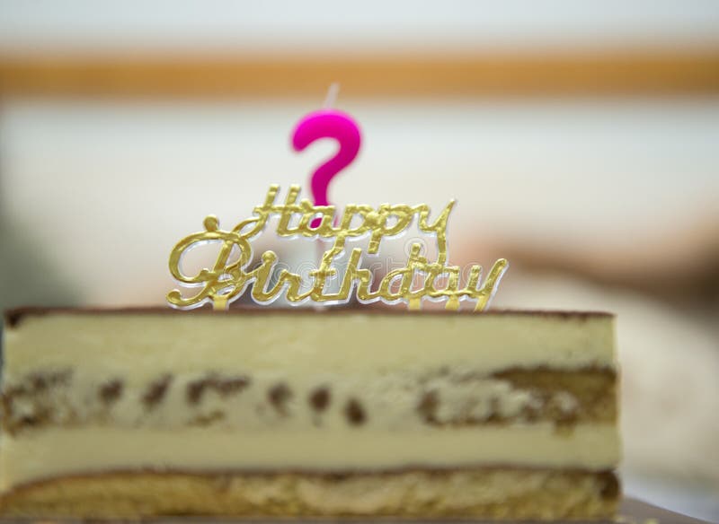 Question Mark Birthday Candle Stock Image Image of birthday