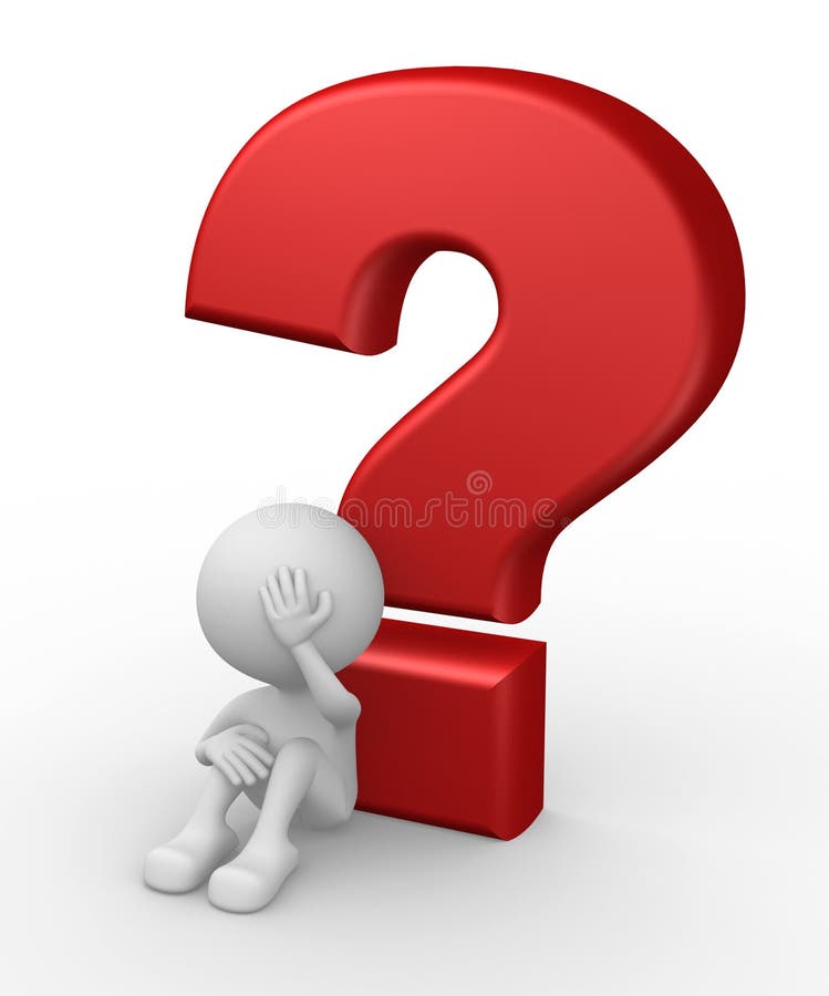 Question mark vector illustration