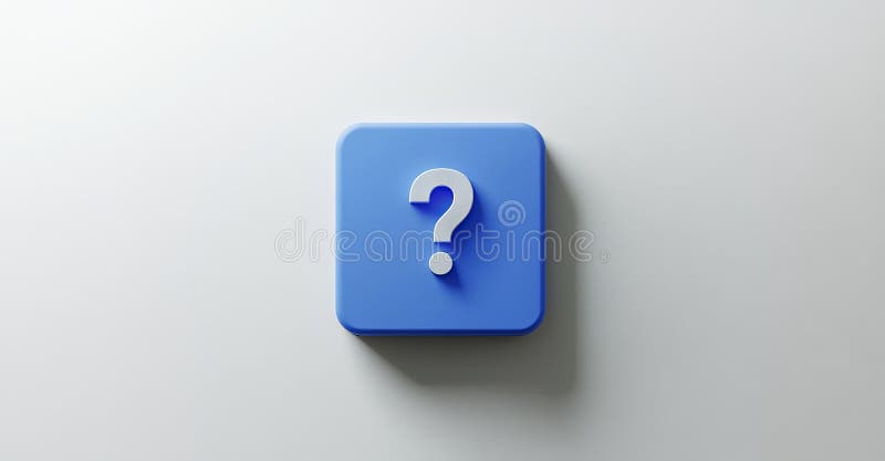 The question mark icon is an icon used for asking questions, finding answers, and providing information support. The stock images