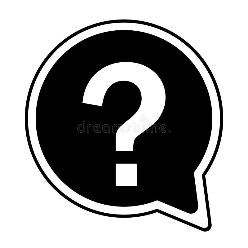 Question Mark icon vector. Question illustration symbol royalty free illustration