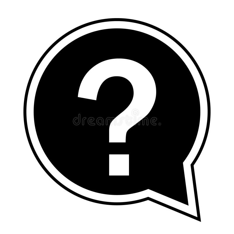 Question Mark icon vector. Question illustration symbol royalty free illustration