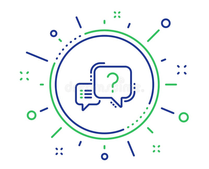 Question Mark Line Icon Quiz Chat Bubble Sign Vector Stock Vector Illustration Of Simple Chat Question Mark Line Icon Quiz Chat Bubble Sign Vector Stock Vector Illustration Of Simple Chat