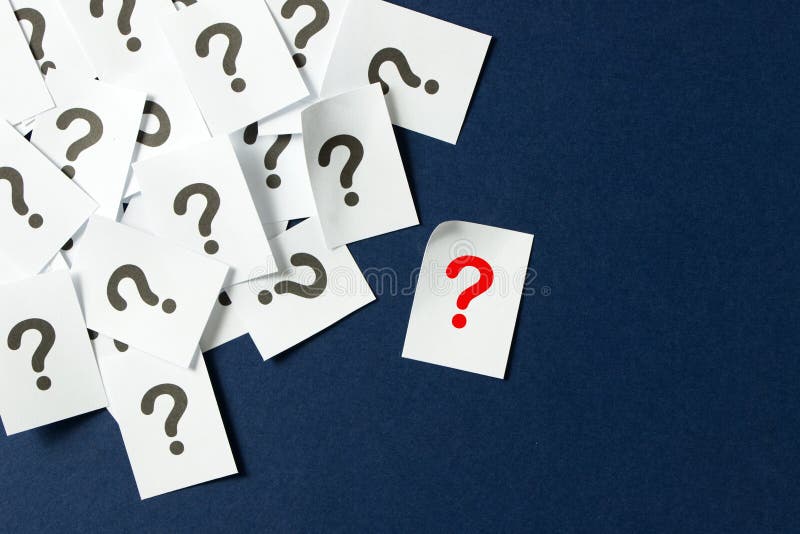 Question mark royalty free stock photo