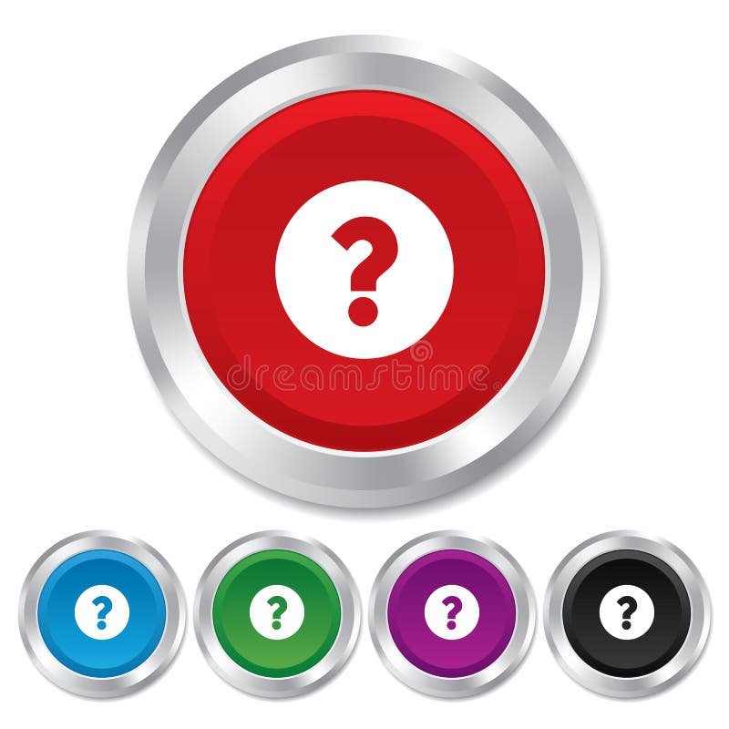 Silver Web Buttons: Cross, Check Mark, Information, Uploading, Connection,  Downloading, Question, Exclamation Mark, Ok. Vector Illustration. Royalty  Free SVG, Cliparts, Vectors, and Stock Illustration. Image 8404947.