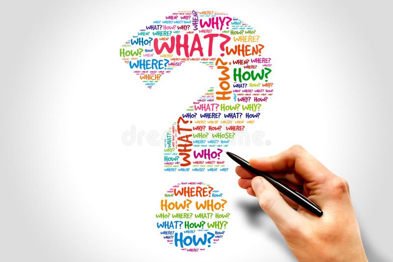 Question mark royalty free stock images