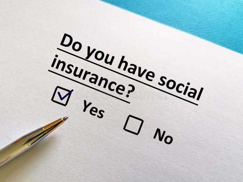 Questionnaire about Insurance Stock Photo - Image of view, package