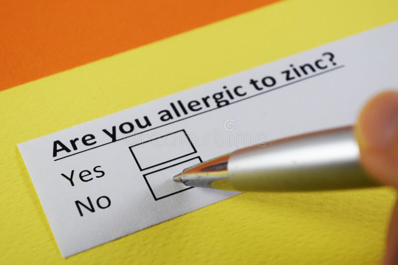 Zinc Allergy Stock Photos Free & RoyaltyFree Stock Photos from