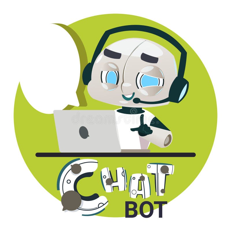 Questions d'utilisateurs de réponse de Bot de broutement d'icône de robot de Chatbot utilisant le concept virtuel d'aide d'ordina illustration libre de droits Questions d'utilisateurs de réponse de Bot de broutement d'icône de robot de Chatbot utilisant le concept virtuel d'aide d'ordina illustration libre de droits