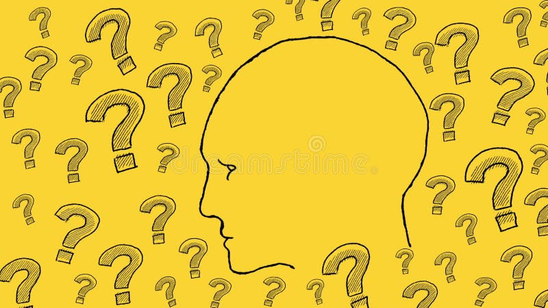 Questions fréquemment posées illustration de vecteur