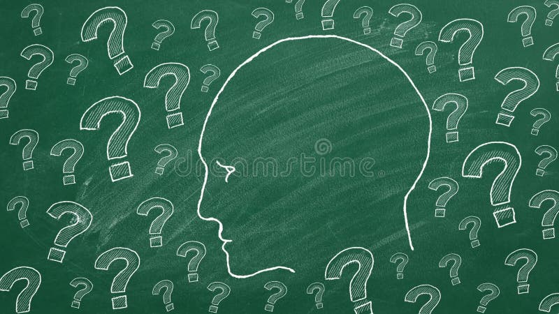 Questions fréquemment posées illustration stock