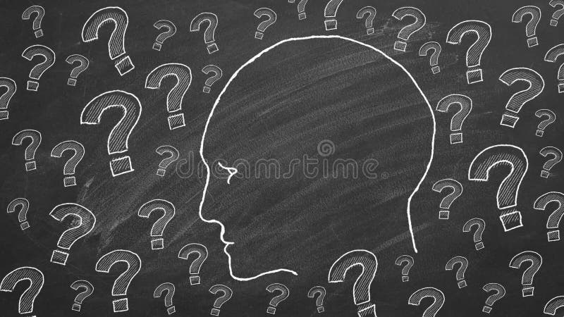 Questions fréquemment posées illustration stock