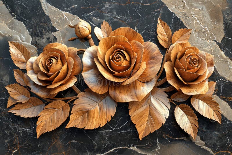 Questo rendering 3d mostra una parete di calcestruzzo sbiancata con un'intricata struttura floreale creata con materiale generativ royalty illustrazione gratis