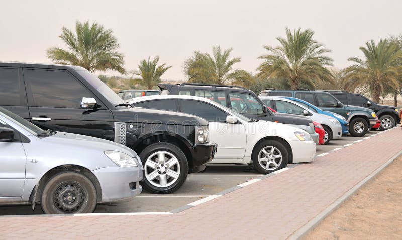 Queue of Luxury Cars