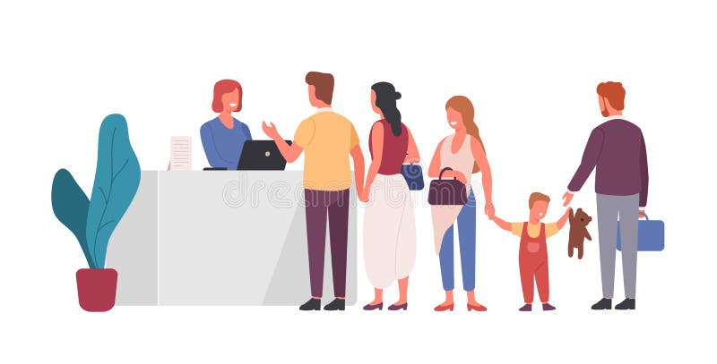 Male Hotel Front Desk Stock Illustrations 50 Male Hotel Front