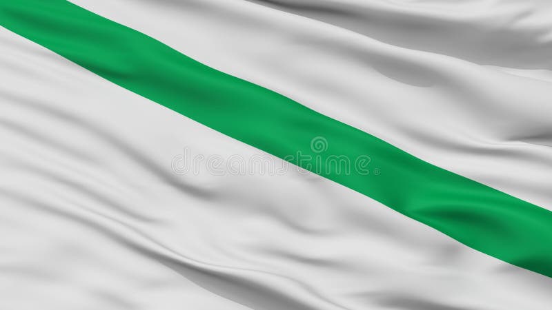 Quevedo City Flag, Ecuador, Closeup View Stock Illustration ...