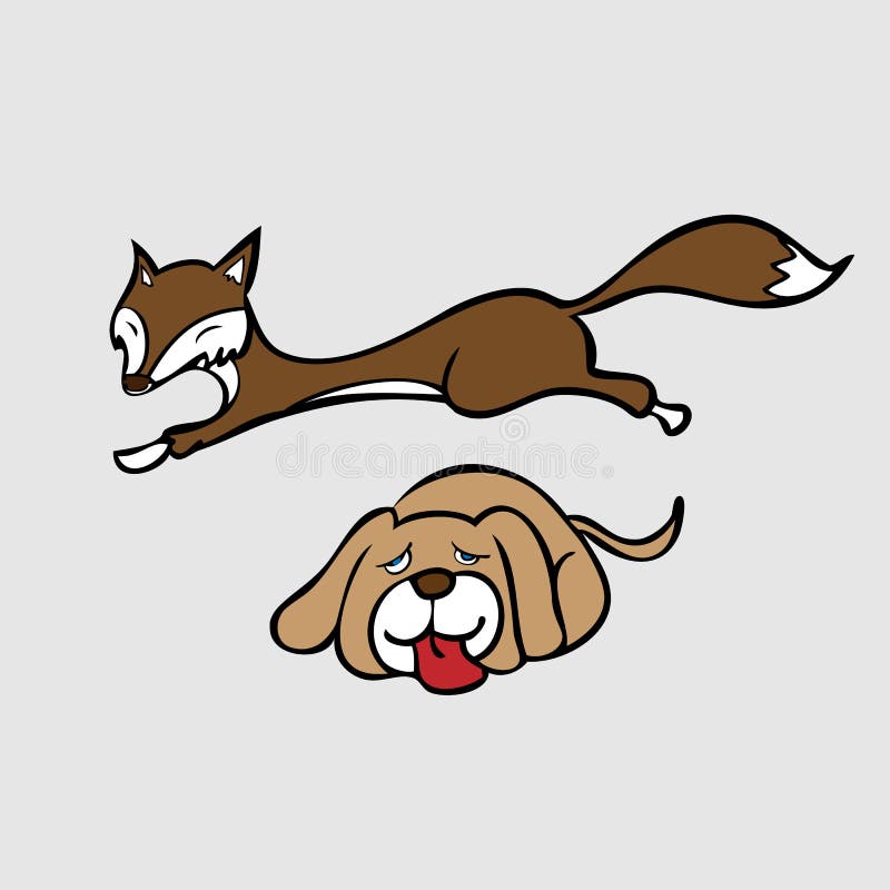 Быстрый бурый Лис перепрыгивает через ленивую собаку. Быстрая коричневая лиса прыгает через ленивую собаку. Ленивая собака рисунок. Рыжая лиса прыгает через ленивую собаку.