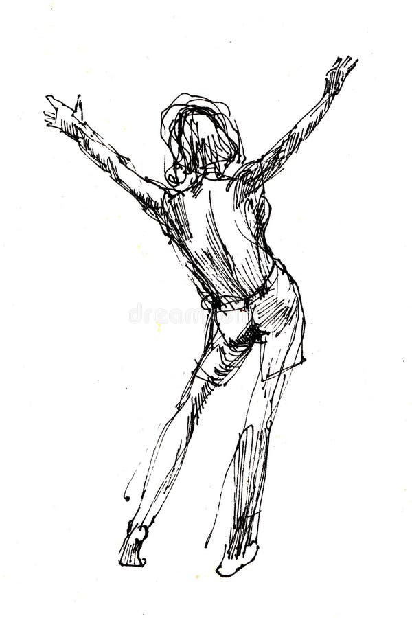 Quick Sketch Pen And Ink Drawing Stock Illustration Illustration Of Drawing Figure Quick Sketch Pen And Ink Drawing Stock Illustration Illustration Of Drawing Figure