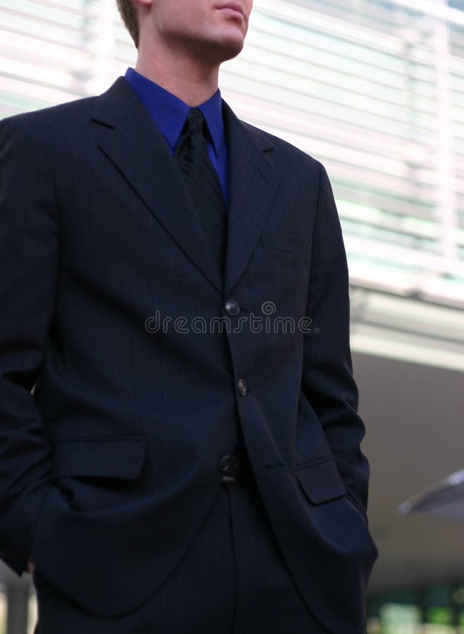 Quiet Businessman royalty free stock photo
