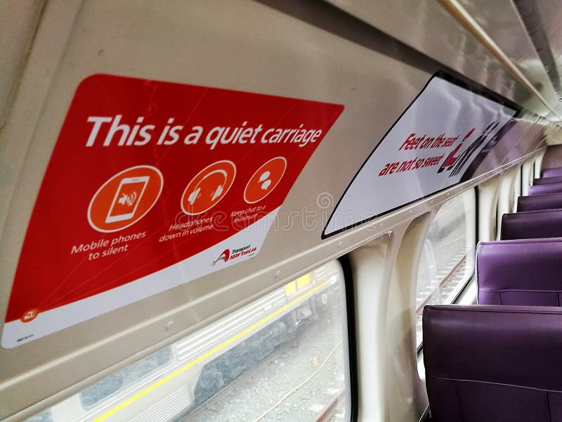 Quiet Carriage of a Sydney Train Editorial Image Image of transport