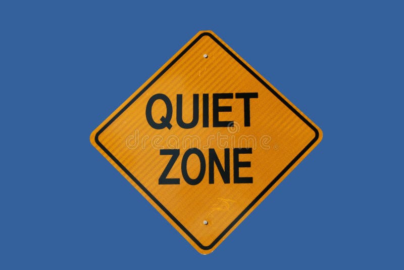 Quiet zone sign