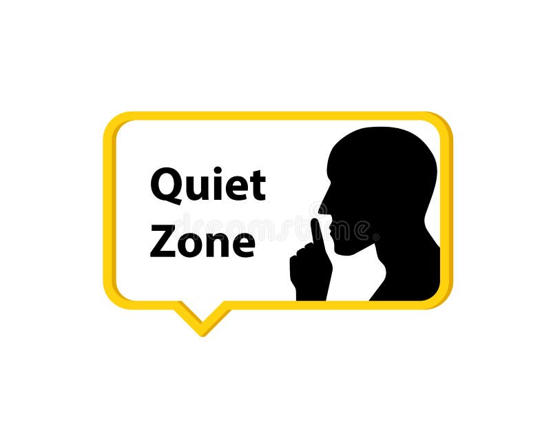 Quiet zone sign stock illustration. Illustration of quiet 28127068