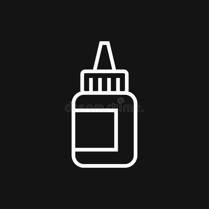 Quill Ink Icon Logo, Illustration, Vector Sign Symbol for Design Stock