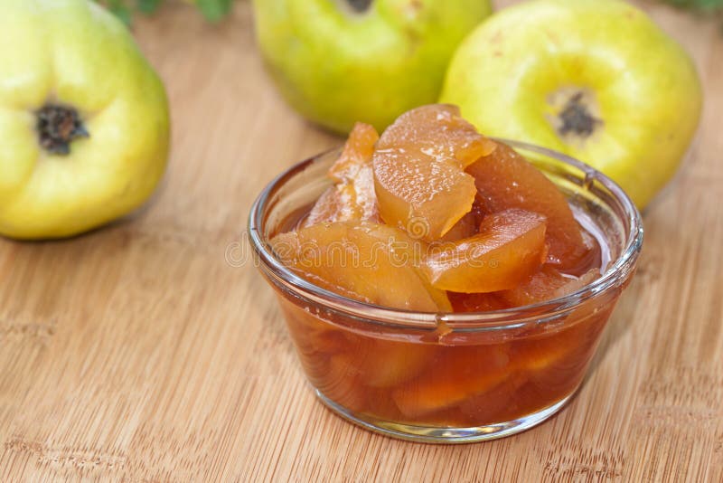 Quince jam stock image. Image of tasty, yummy, launch 22224253