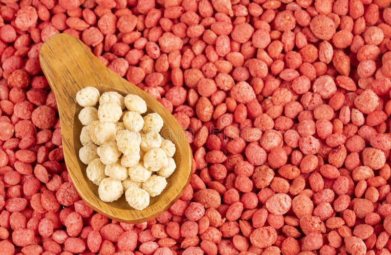 Quinoa bianca e Fragola-condita - Chenopodium quinoa Spazio del testo fotografia stock Quinoa bianca e Fragola-condita - Chenopodium quinoa Spazio del testo fotografia stock
